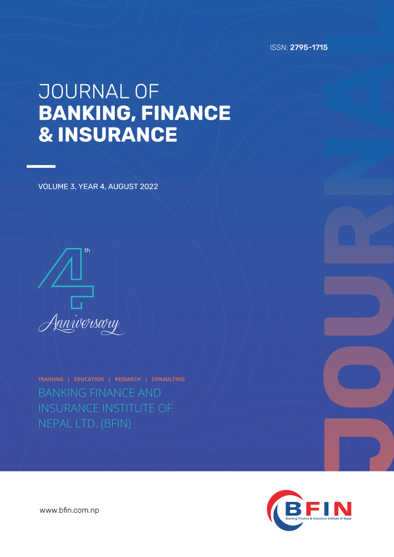 Journal Of Banking Finance And Insurance Vol III