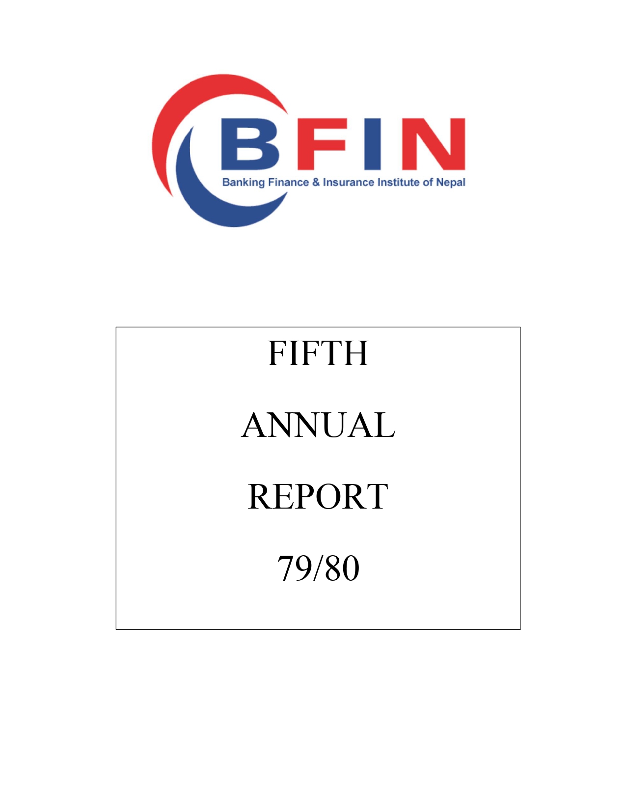 Fifth Annual Report