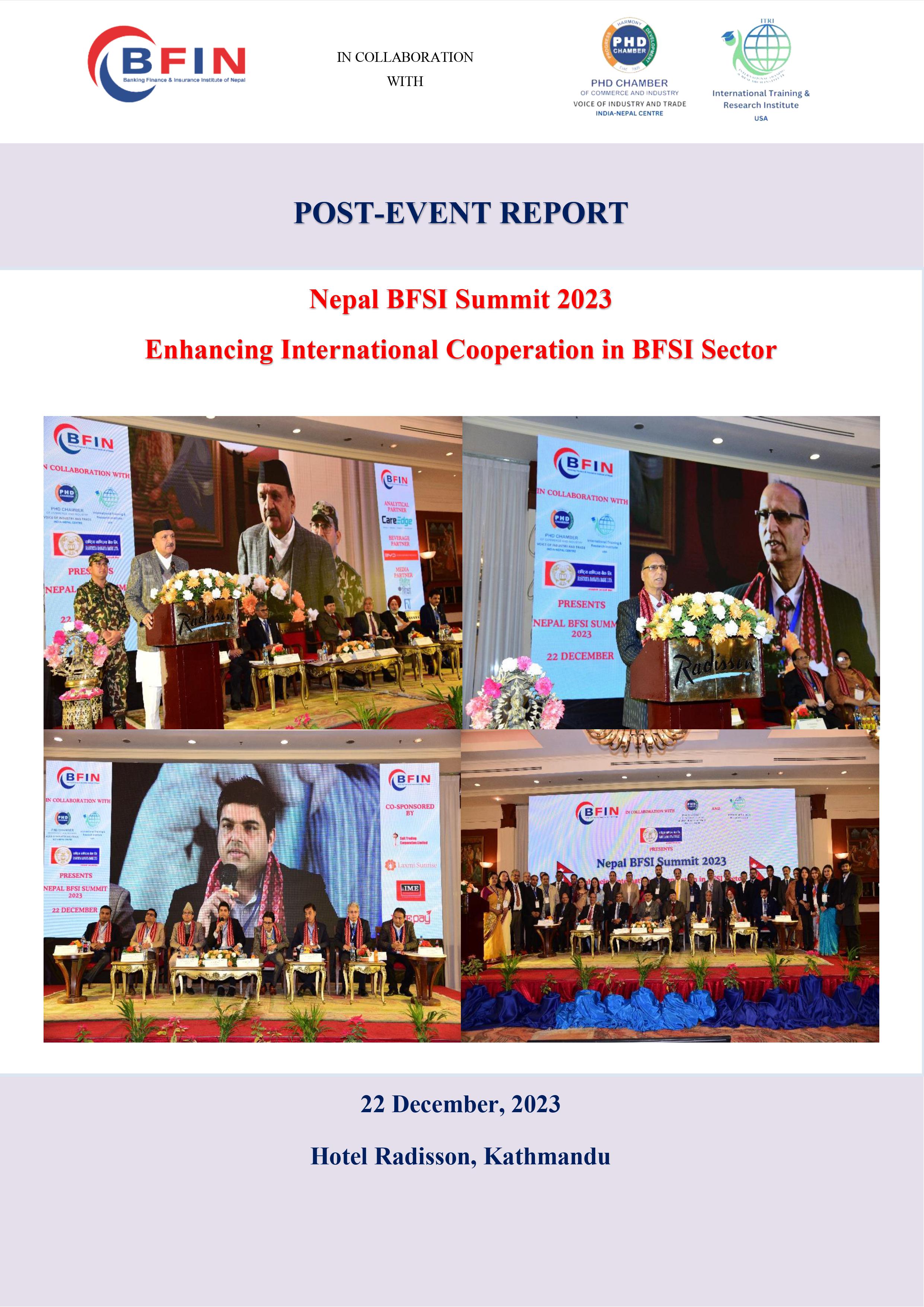 Conference On Nepal BFSI Summit 2023